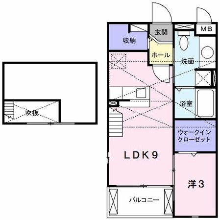 香里園駅 バス15分  新高田下車：停歩3分 2階の物件間取画像